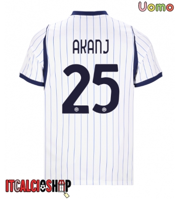 Inter Milan Manuel Akanji #25 Seconda Maglia 2026-27 Manica Corta